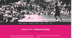 Desktop Screenshot of belmondofestival.nl
