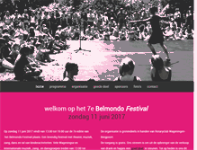 Tablet Screenshot of belmondofestival.nl